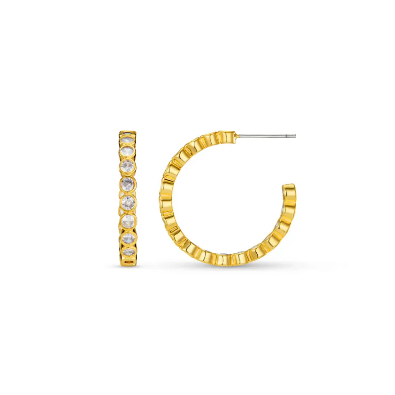 Orelia - Crystal Tennis Mid size hoops