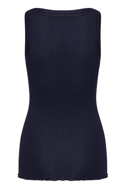 Hovedbilde Saint Tropez - Maya Tank Top Navy Silk/Cotton