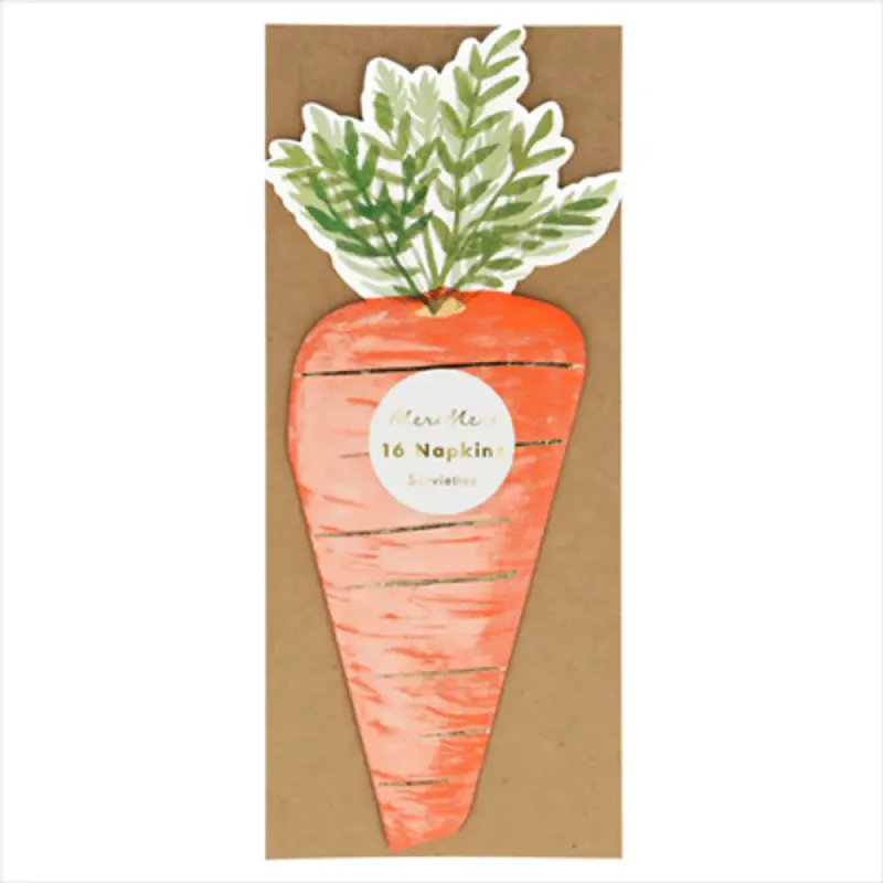Meri Meri - Servietter Carrot 