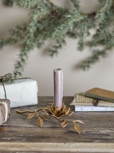 Hovedbilde Bloomingville - Gretchen Lysestage, Gull, Metall