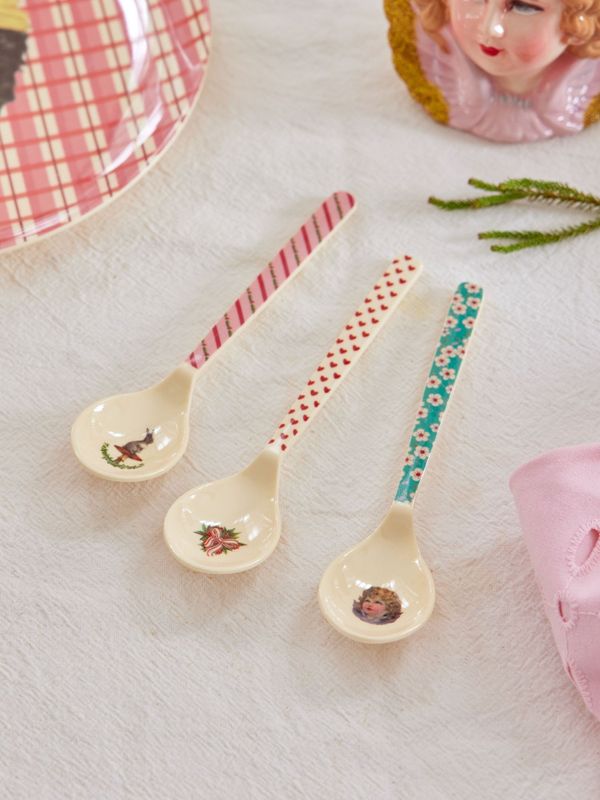 Rice - Melamin Teskje juleprint